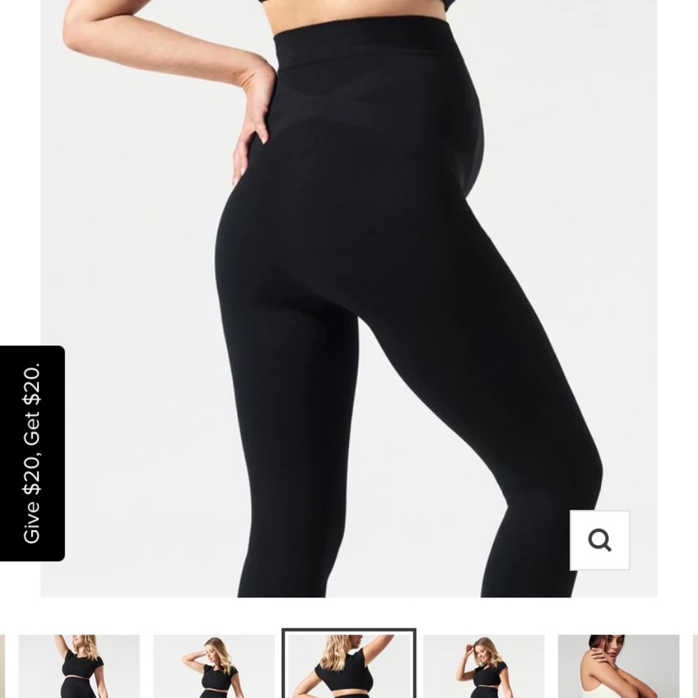 Blanqi every day maternity leggings black size ex ex L new with tags in the bag